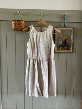 michael kors white denim dress Pleated Denim Mini Dress in BONE - Sale